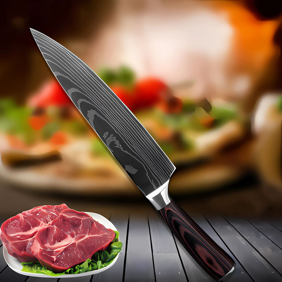Cuchillo de Chef Profesional Damasco™ – Edición Premium - 20 cm