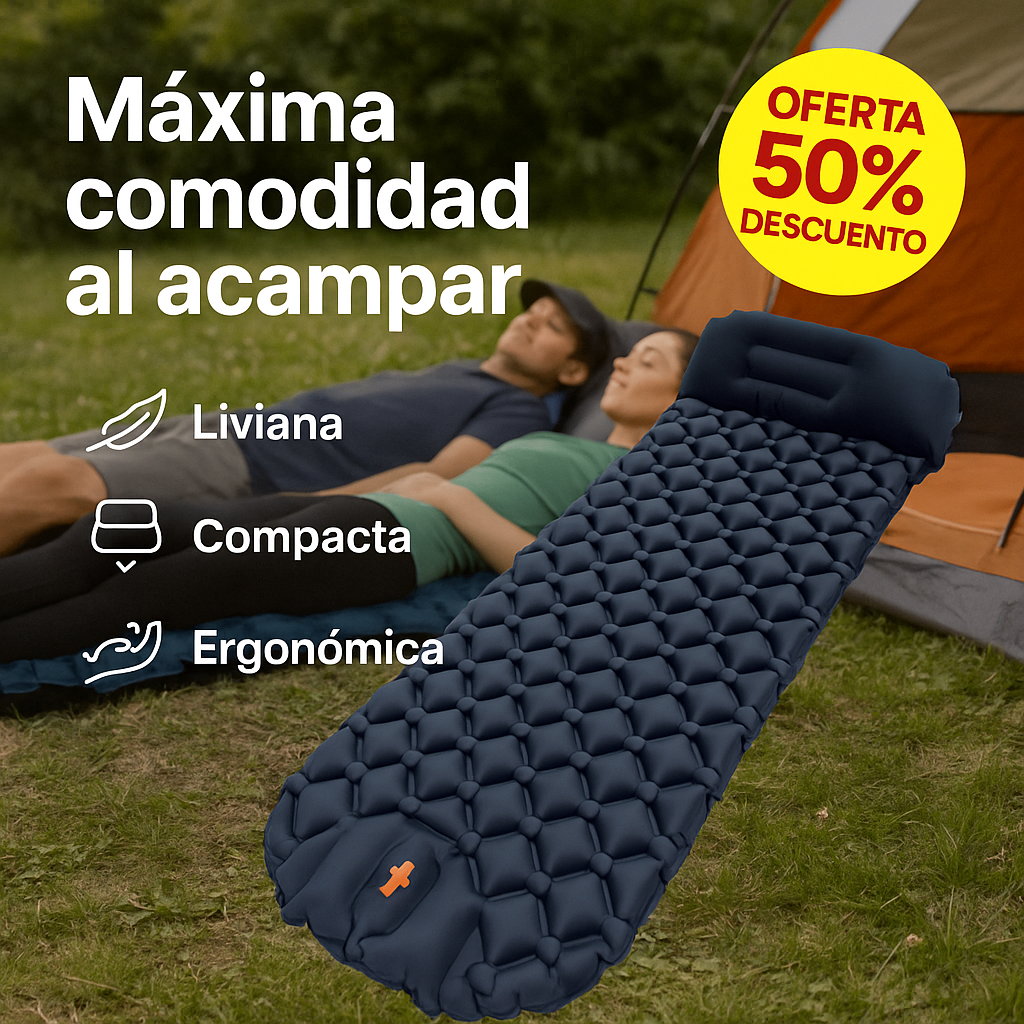 AirFlex 3.0™ – Duerme cómodo en cualquier aventura