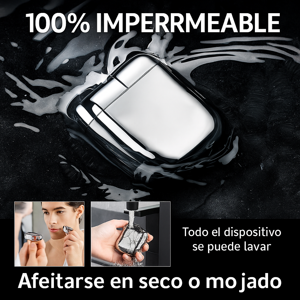 Nueva afeitadora de bolsillo USB mini para hombres, recargable, impermeable, compacta, eléctrica, para el hogar, el coche y viajes