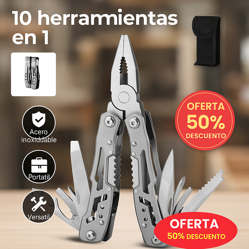 Multiusos Alicate Multiherramienta Plegable
