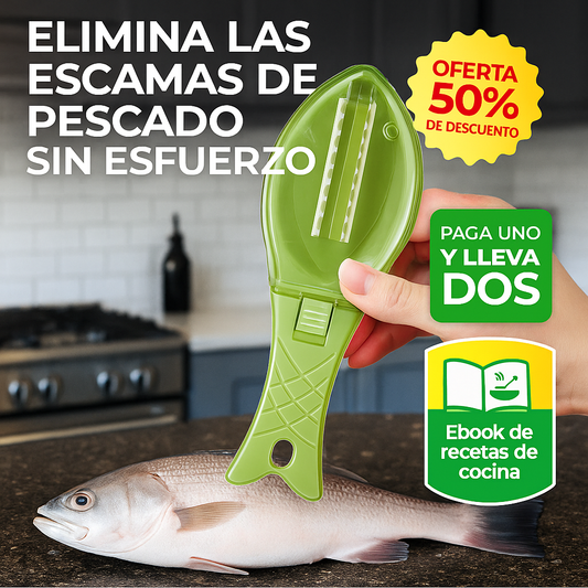 Quita escamas Paga uno lleva dos + Ebook de cocina