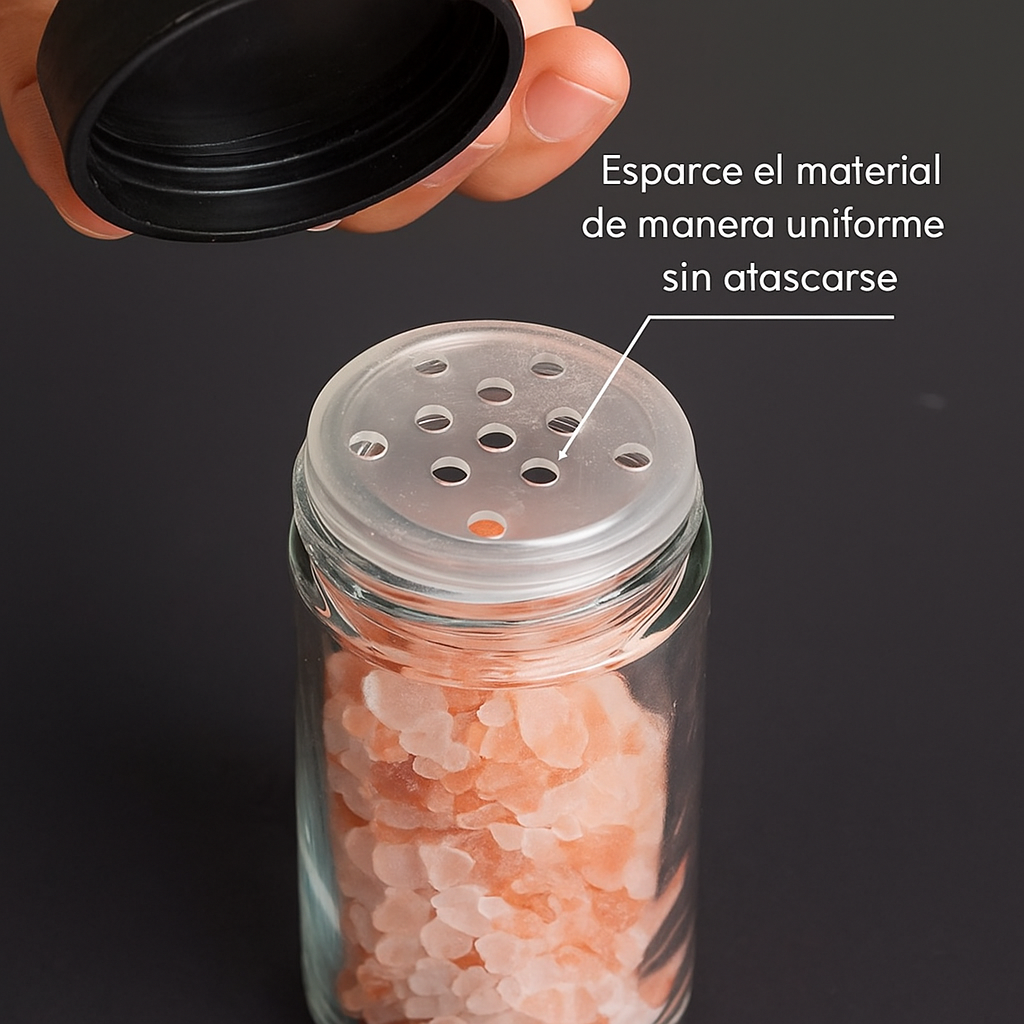 Organizador Giratorio de Especias – 18 Tarros de Vidrio + Rotulador + Ebook de cocina GRATIS