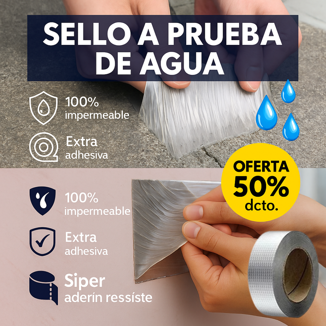 Cinta súper impermeable de caucho butílico