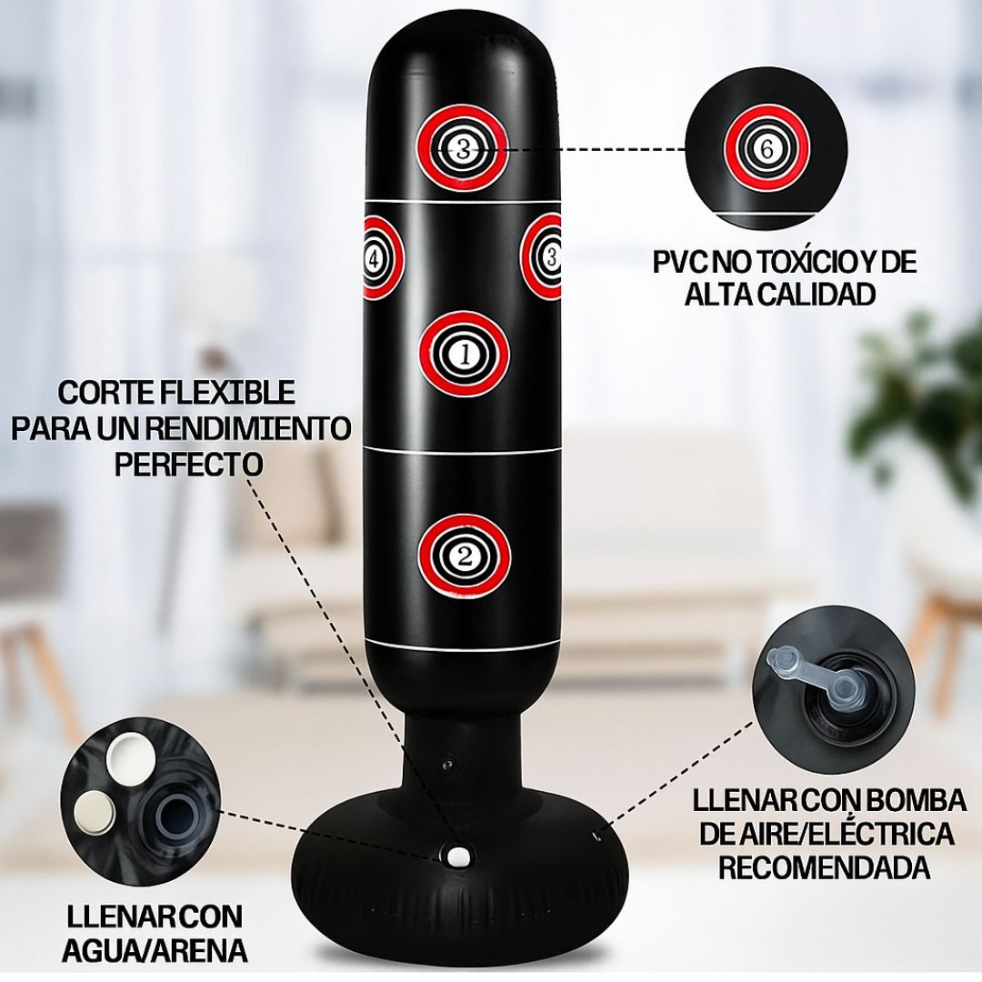 Saco de boxeo inflable PunchingBag