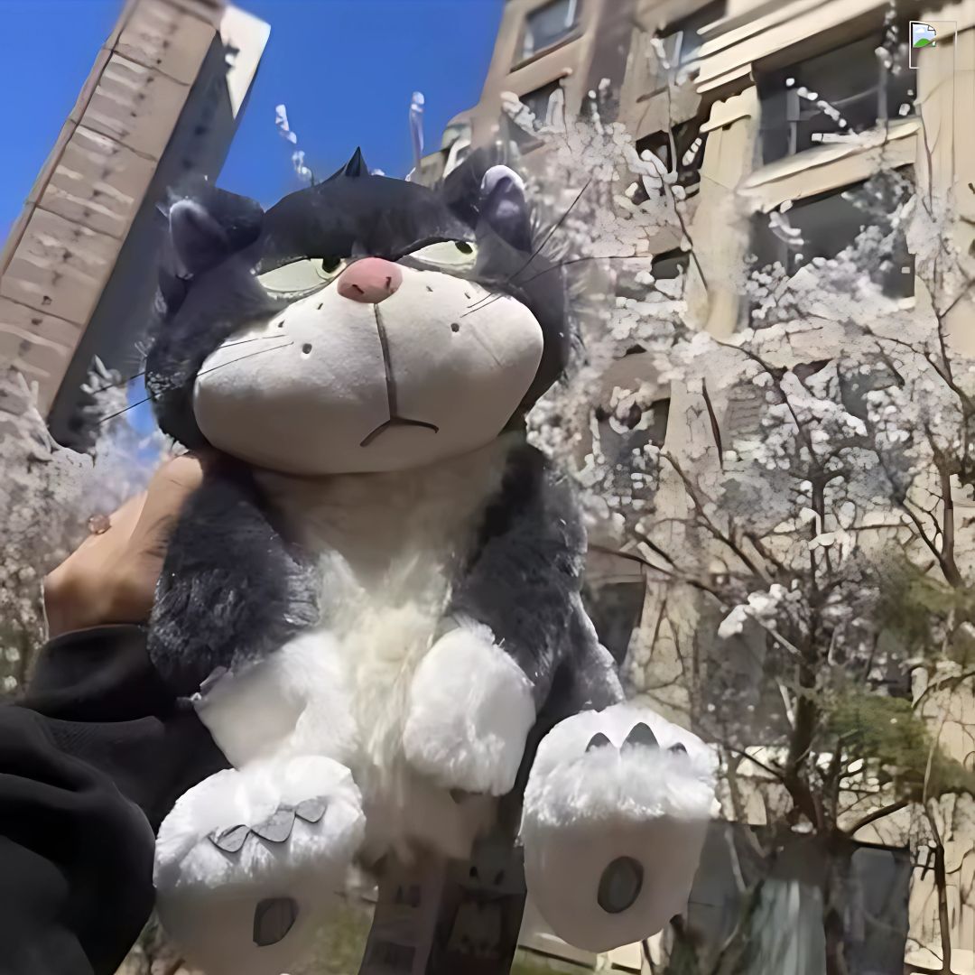 Peluche Gato Lucifer 🐾 – Ternura y suavidad en cada abrazo