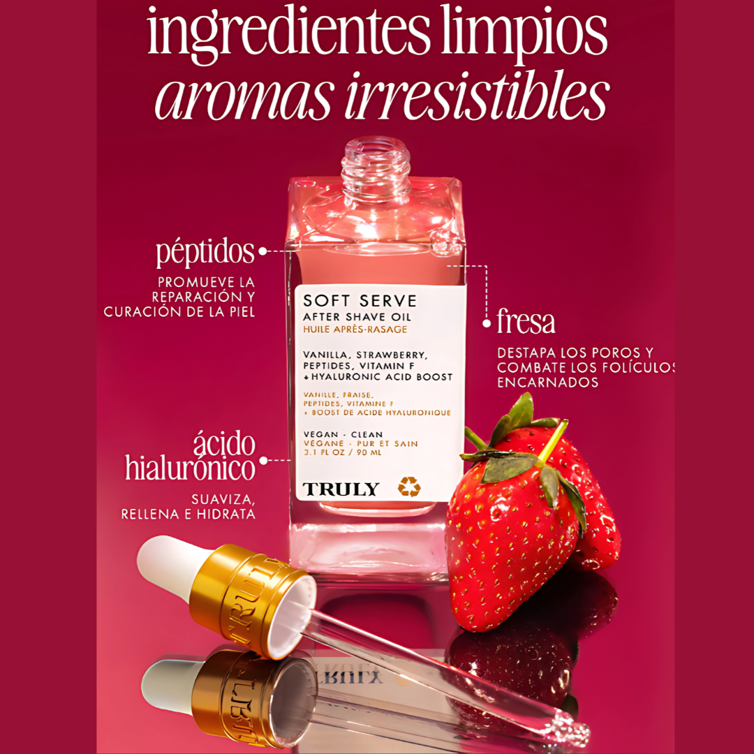 Soft Serve After Shave Oil –Adiós ardor, hola piel satinada