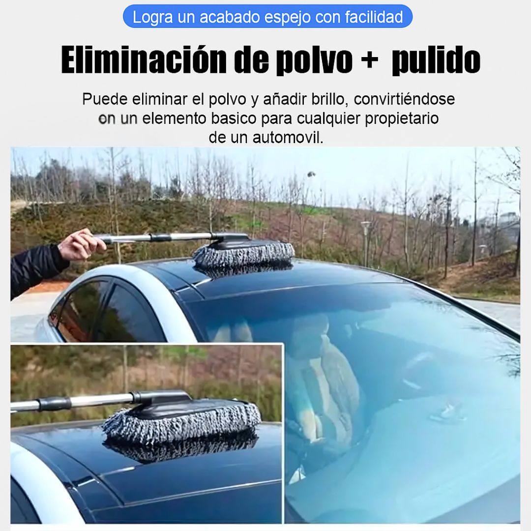 🔥OFERTA GRANDE🔥Plumero para auto con mango telescópico extensible🚗
