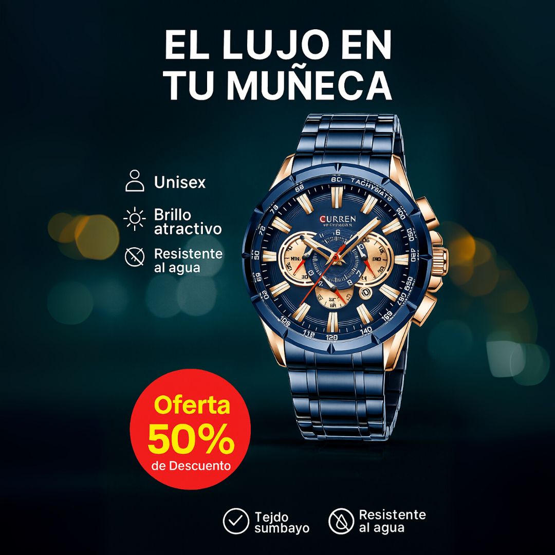 CURREN Atlantis™ – El Reloj Que Eleva Tu Estilo Sin Romper Tu Bolsillo