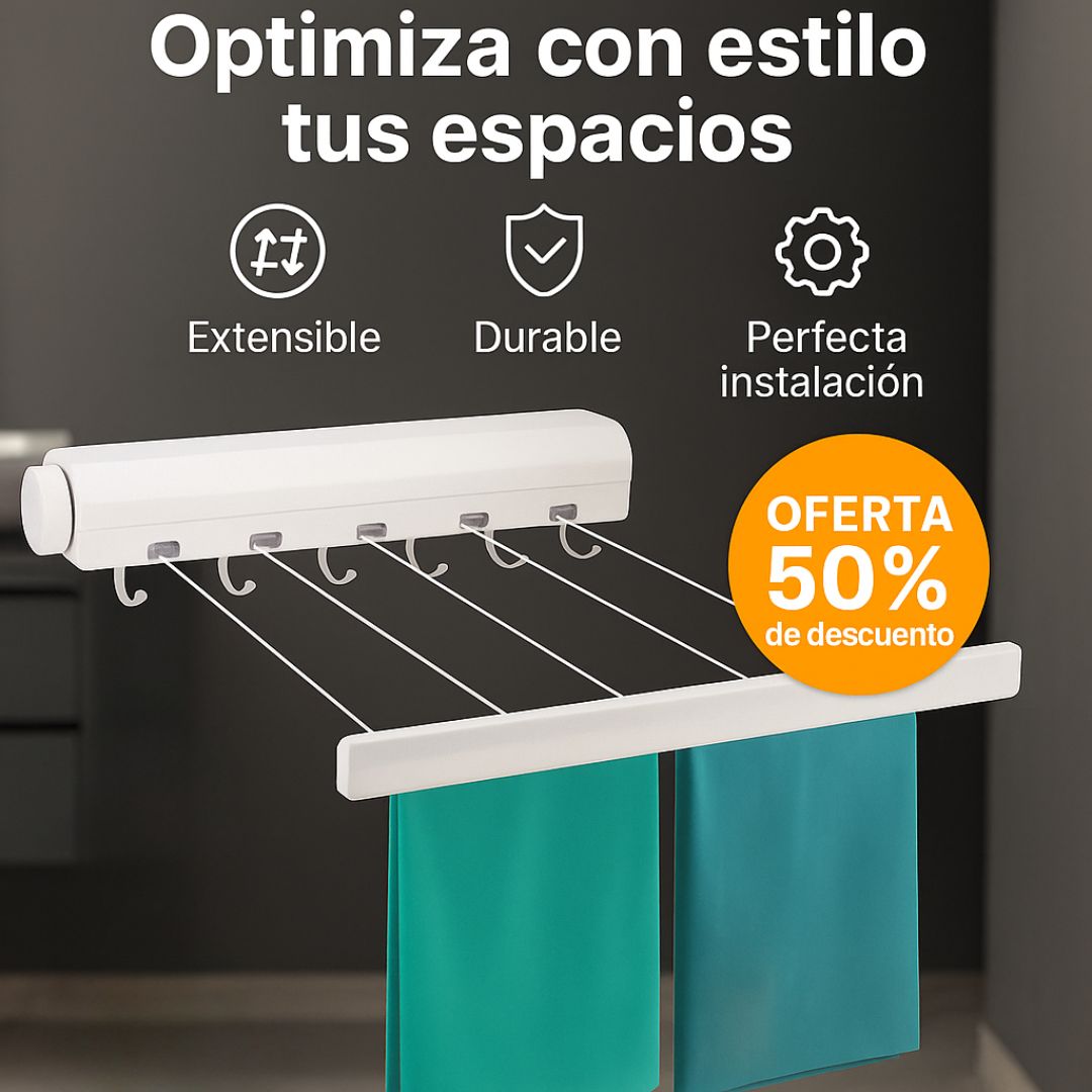 Tendedero Retráctil Hometec®