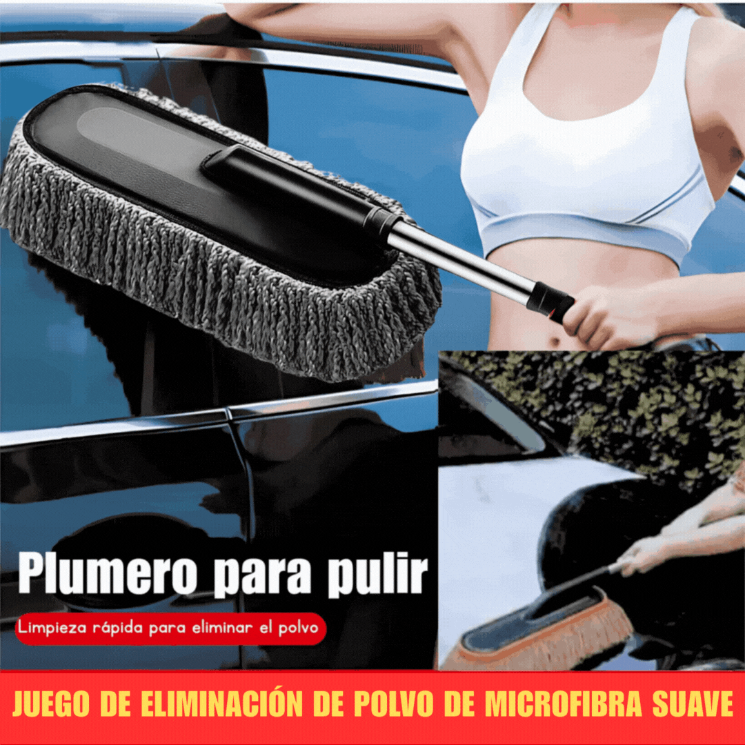 🔥OFERTA GRANDE🔥Plumero para auto con mango telescópico extensible🚗