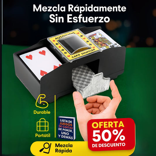 Mezcladora Automatica De Cartas + Ebook de obsequio