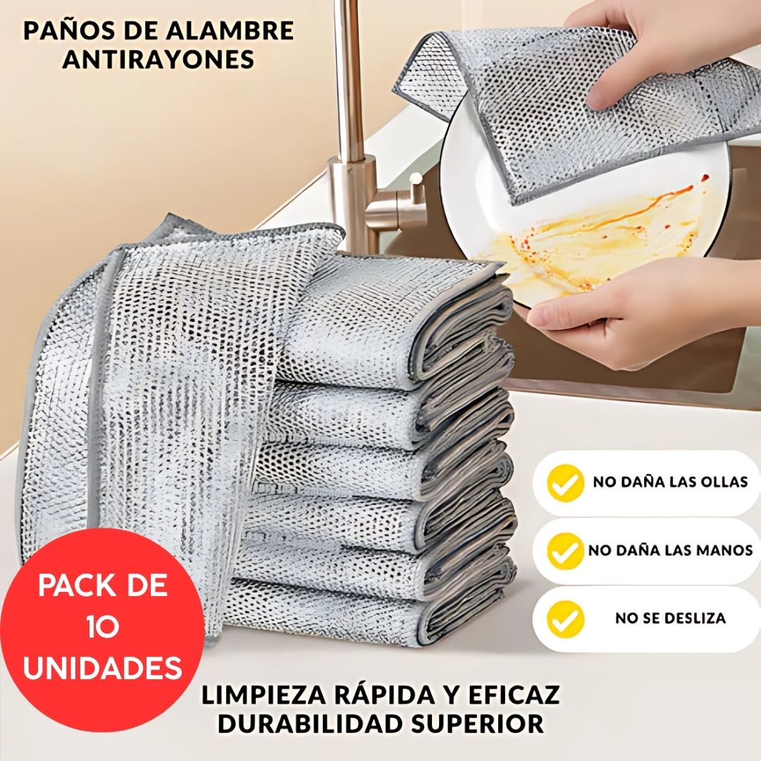 Paños de limpieza CleanPro – Pack de 10 unidades