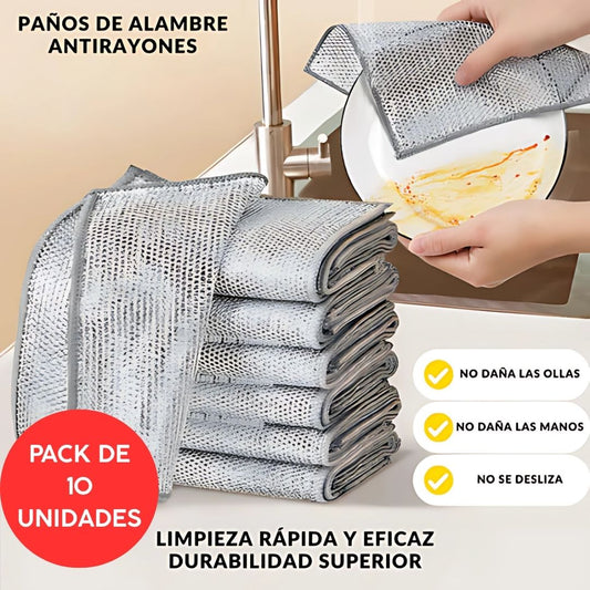 Paños de limpieza CleanPro – Pack de 10 unidades
