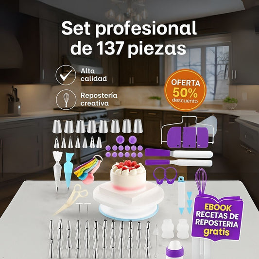 MrCakesie - Conjunto de repostería profesional