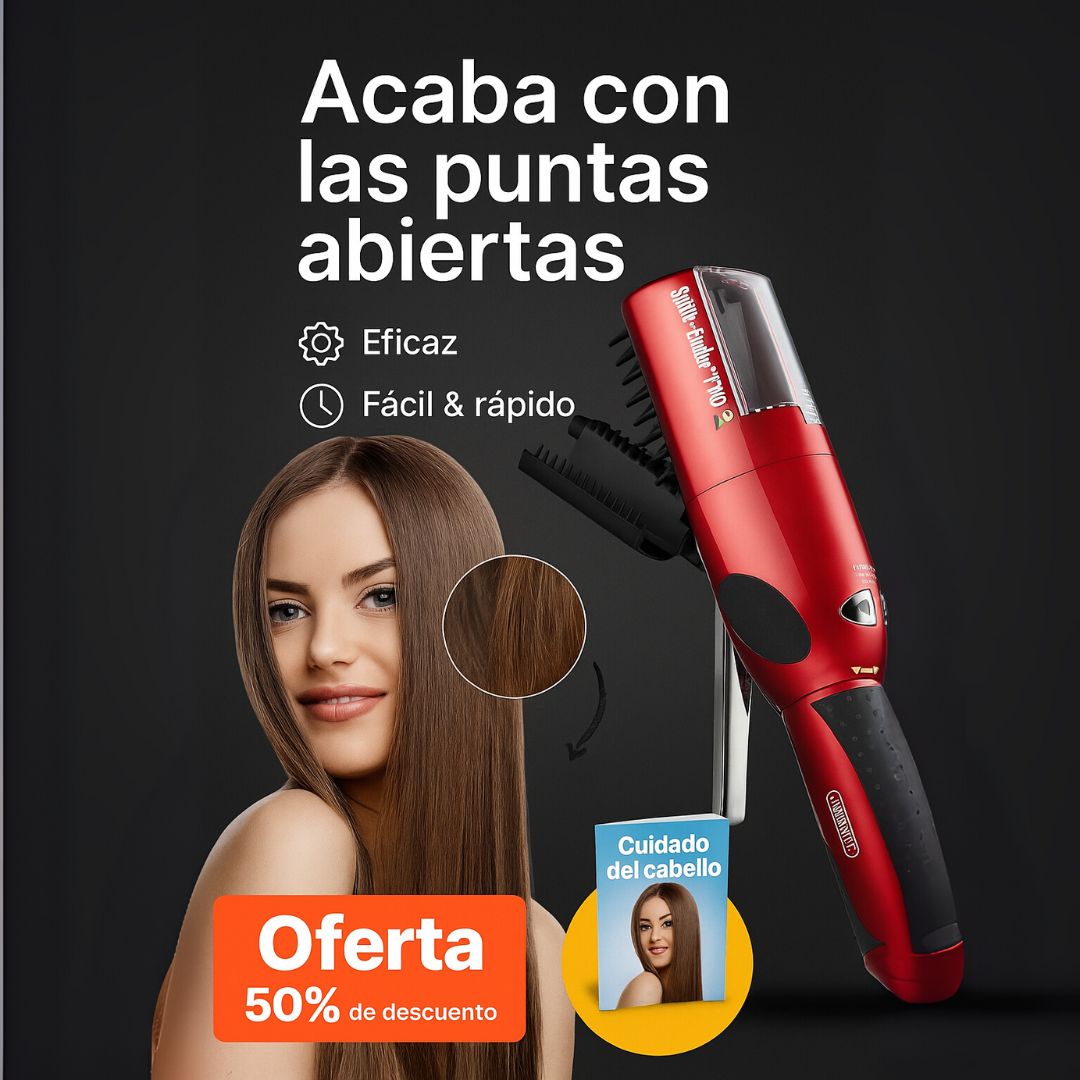 Máquina Quita Horquilla Recargable + 🎁Obsequio – Renueva tu Cabello
