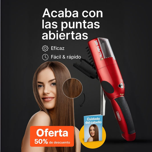 Máquina Quita Horquilla Recargable + 🎁Obsequio – Renueva tu Cabello