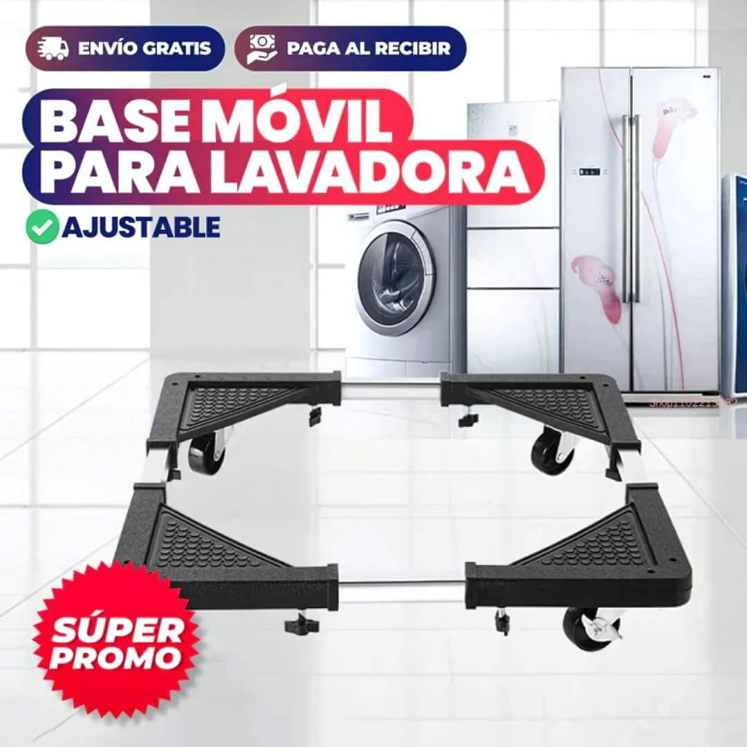 BASE MÓVIL PARA LAVADORA O REFRIGERADORA